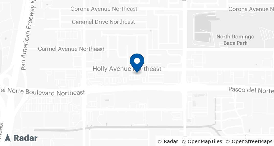 Map of Dairy Queen Location:: The Shops At Holly, Albuquerque, NM, 87113-2547